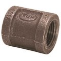 Proplus 1-1/4 Black Malleable Coupling 45088